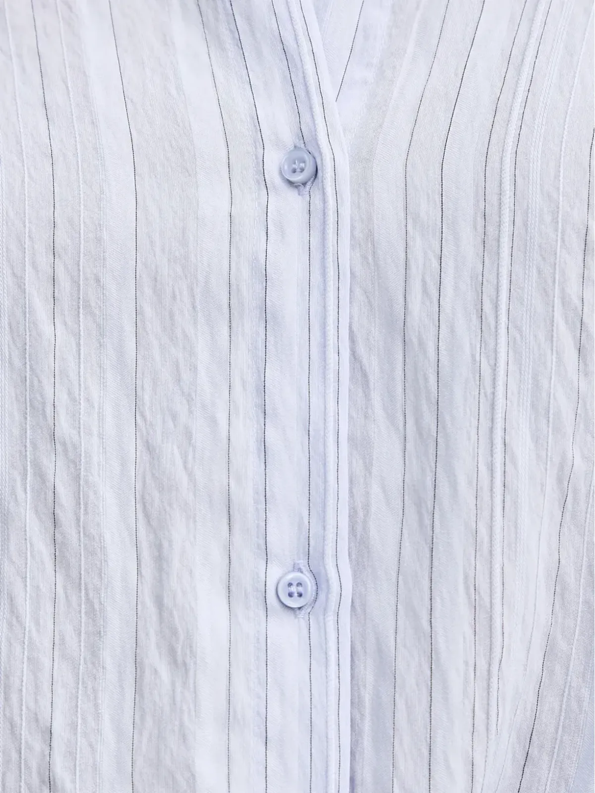 Sessùn ストライプ柄ボタン付きトップス - 画像5