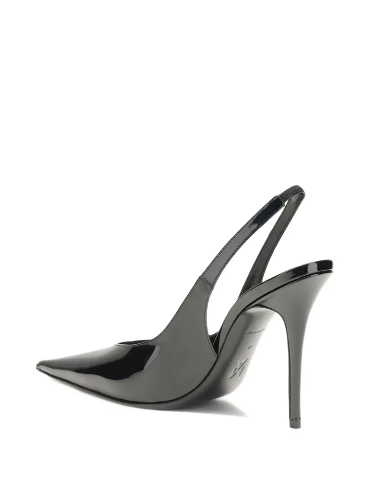 Amina Muaddi 105mm Anok Sling slingback ポインテッドトゥ パンプス - 画像4