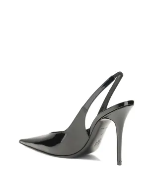 Amina Muaddi 105mm Anok Sling slingback ポインテッドトゥ パンプス - サムネイル4