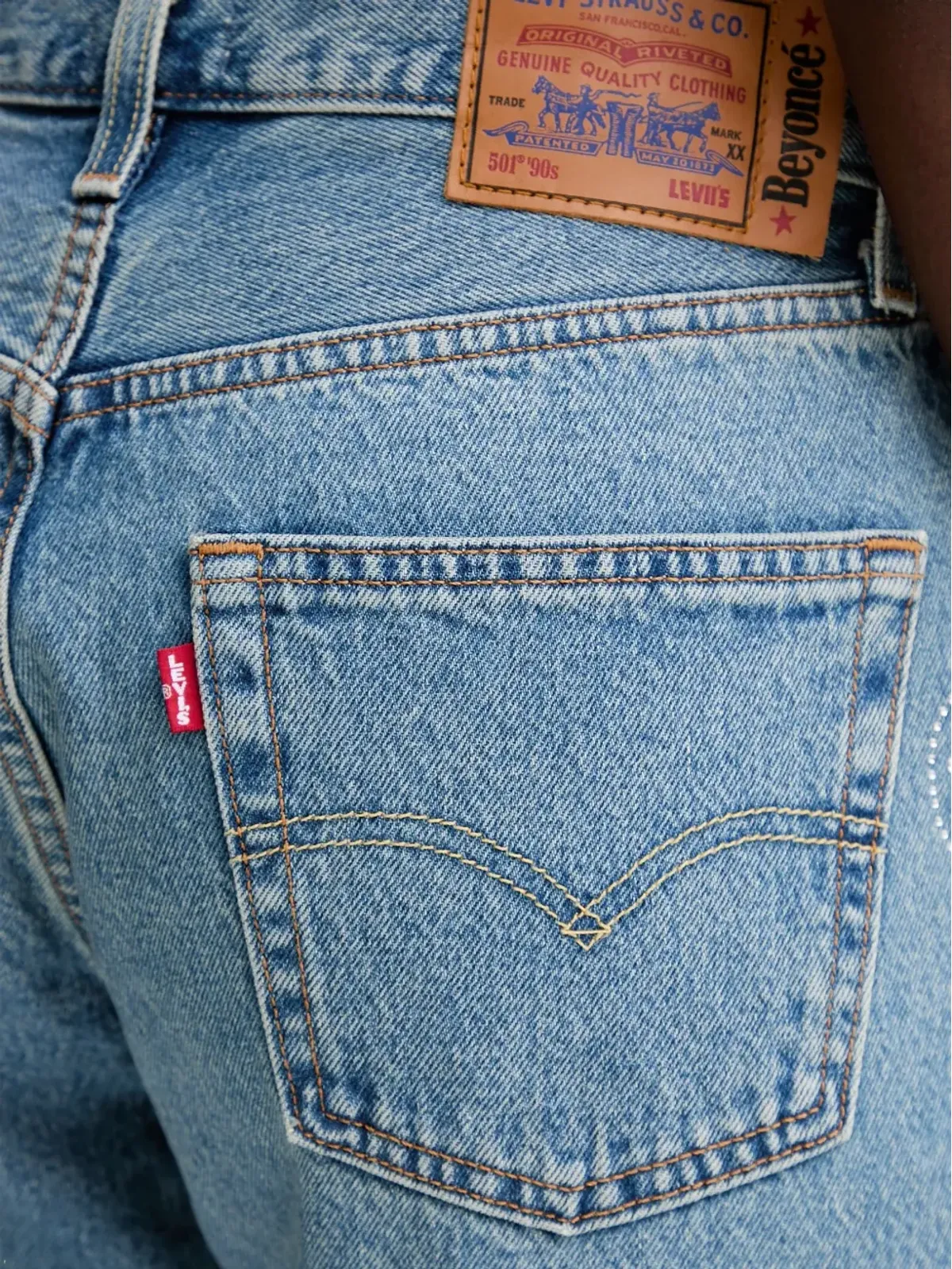 Levi's 501® 90年代 装飾ジーンズ - ブルー - 画像5