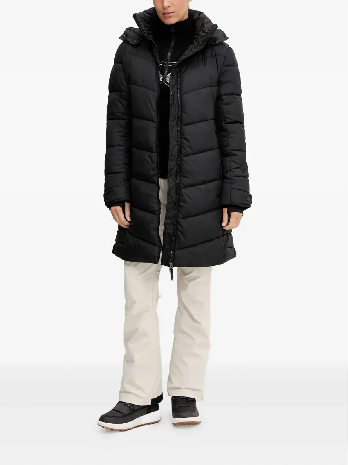 BOGNER FIRE+ICE Azra ハーフジップ グラフィック ニットウェア - 画像2