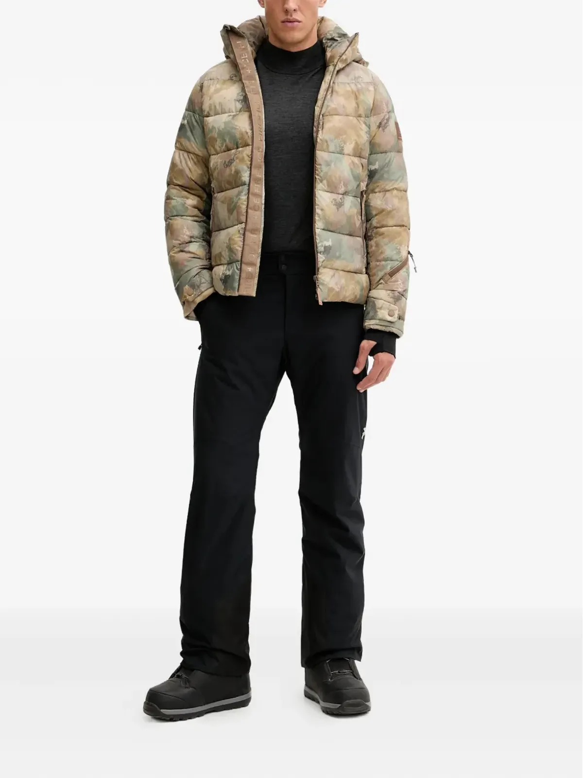 BOGNER FIRE+ICE カモフラージュ柄フーデッドスキージャケット - 画像2