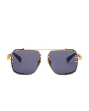 Balmain Eyewear Legend geometric-frame sunglasses - サムネイル1
