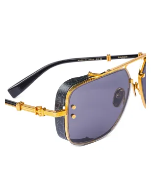 Balmain Eyewear Legend geometric-frame sunglasses - サムネイル3