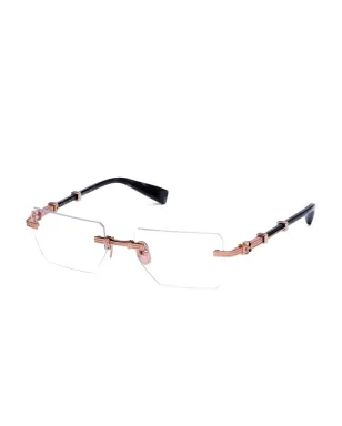 Balmain Eyewear リムレス長方形フレーム眼鏡 - サムネイル2