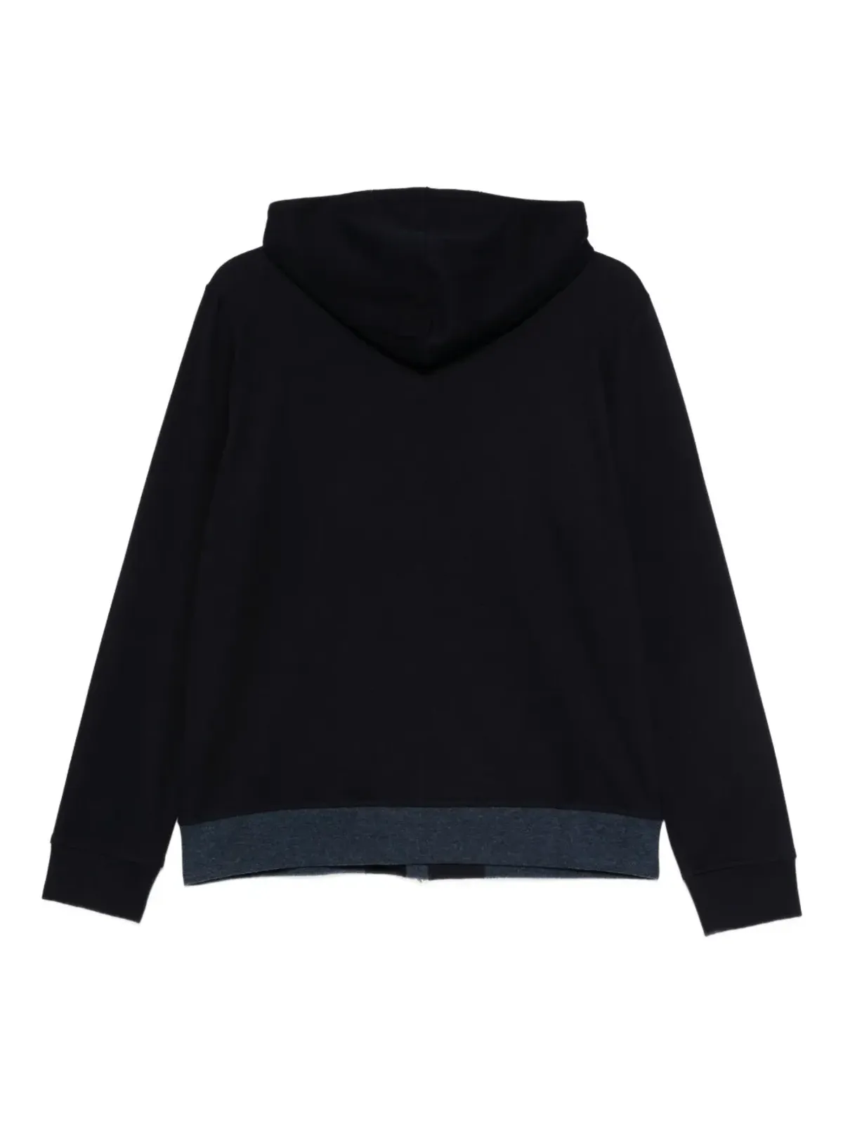 Doriani Cashmere ジップファスナー付きフーディ ブルー - 画像2