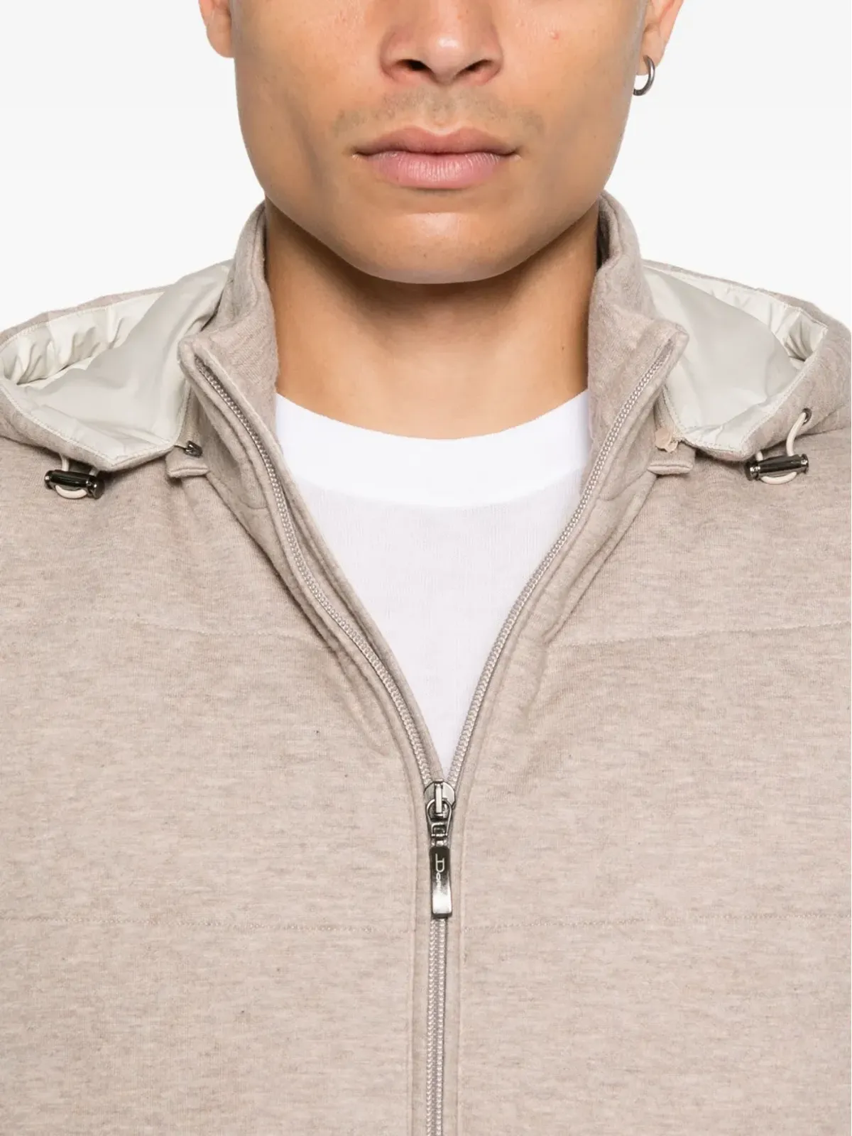 Doriani Cashmere ジップファスナー付きベスト - 画像5