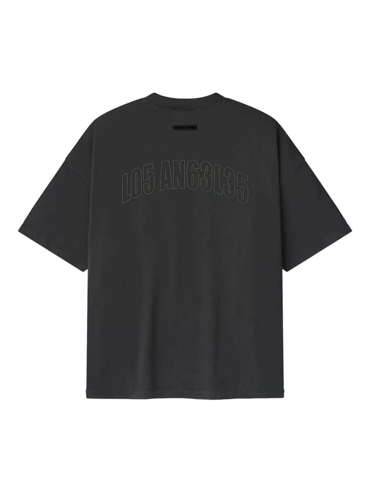 FEAR OF GOD ESSENTIALS ロサンゼルス90年代 テキストプリント Tシャツ - グレー - 画像3