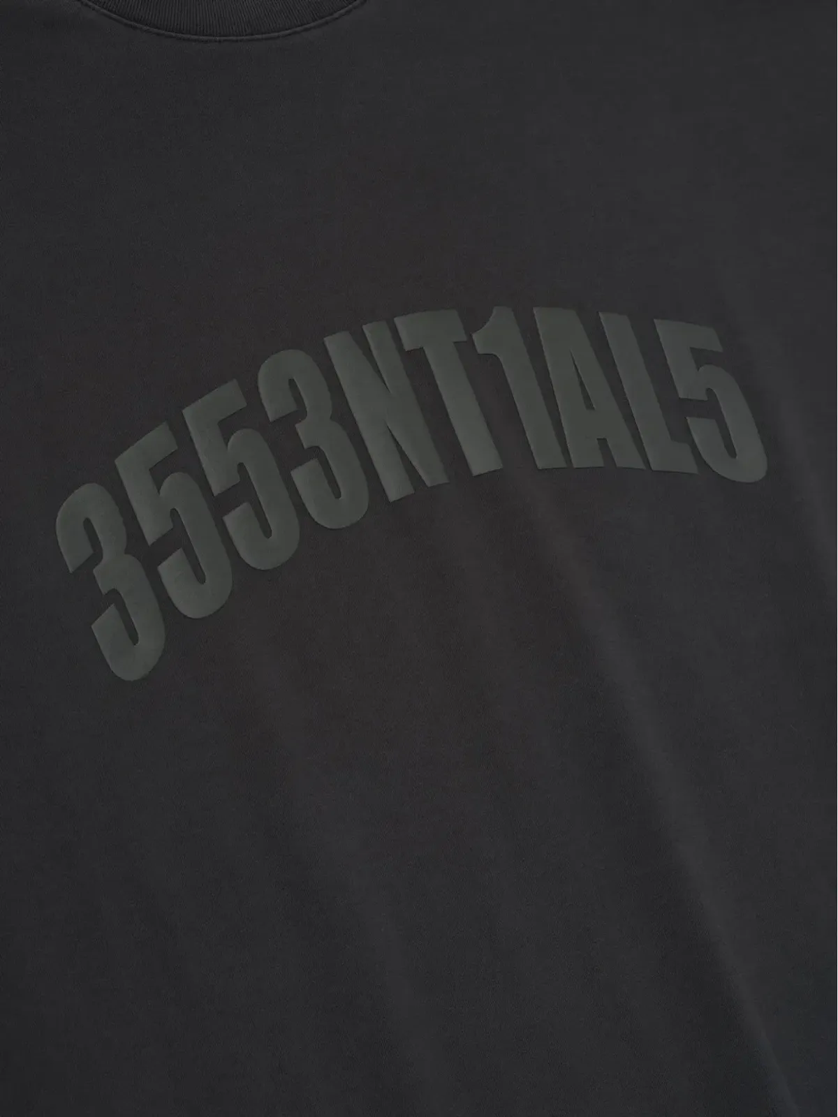 FEAR OF GOD ESSENTIALS ロサンゼルス90年代 テキストプリント Tシャツ - グレー - 画像4