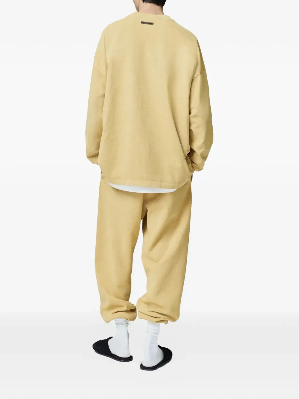 FEAR OF GOD ESSENTIALS 90年代風ロングスリーブTシャツ - イエロー - 画像3