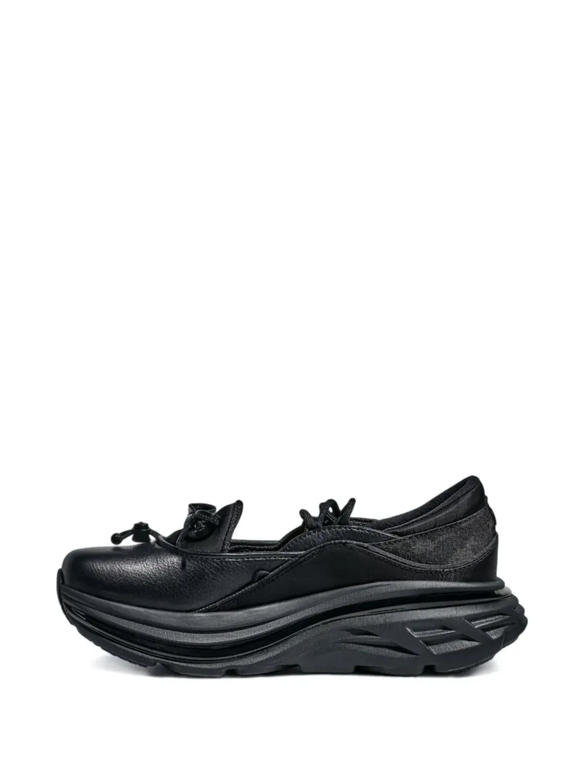 HOKA リボン付きレースアップスニーカー - 画像4