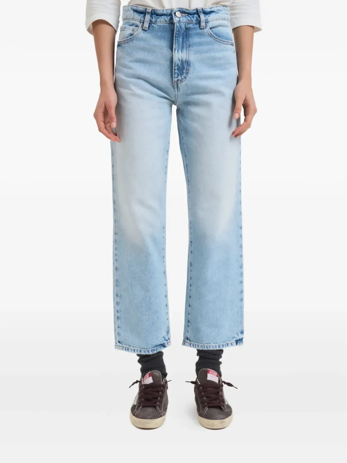 ICON DENIM ベルトループジーンズ - 画像1