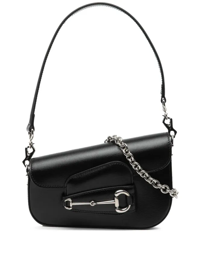 Gucci Pre-Owned Gucci ビンテージ 2016-2025 ミニレザー アシンメトリック ホースビット 1955 サッチェル - ブラウンの商品画像