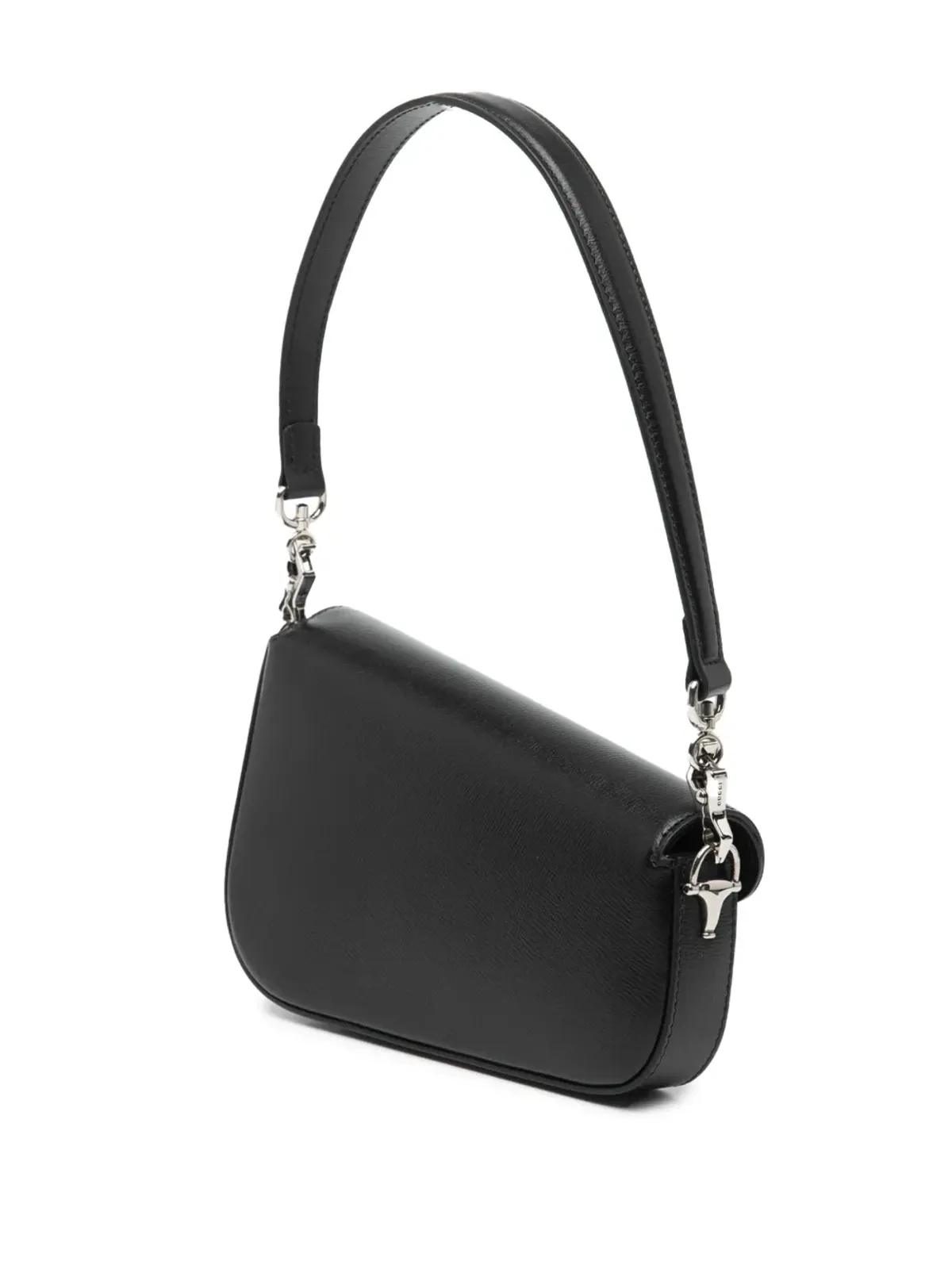 Gucci ビンテージ 2016-2025 ミニレザー アシンメトリック ホースビット 1955 サッチェル - ブラウン - 画像3