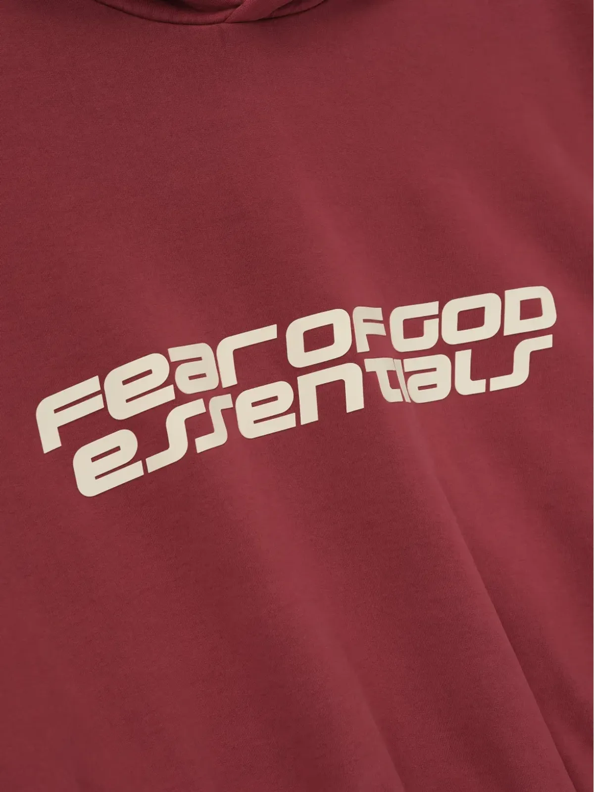 FEAR OF GOD ESSENTIALS ロゴパーカー レッド - 画像3