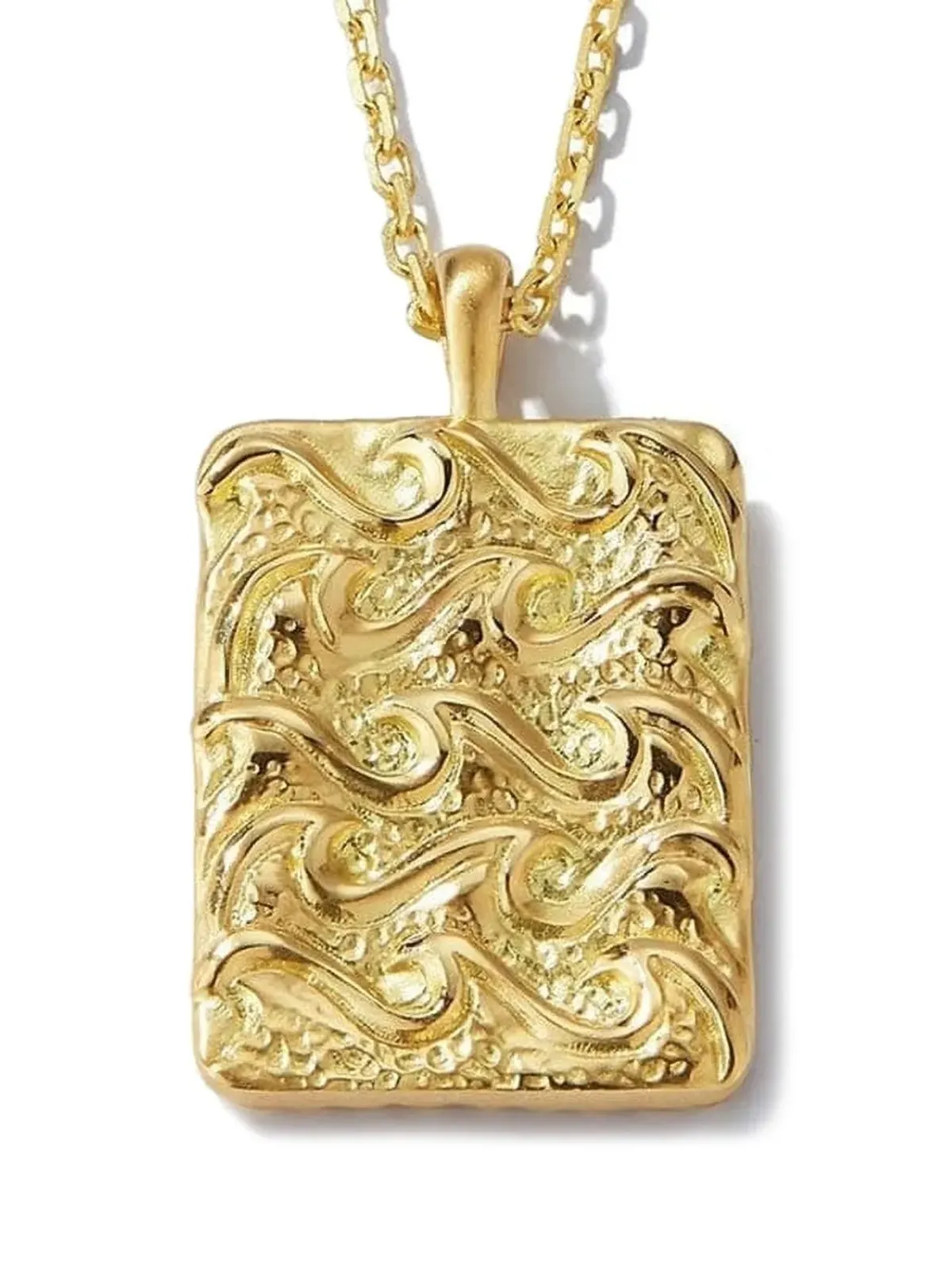 David Webb 18Kイエローゴールド アクエリアス ネックレス - 画像2