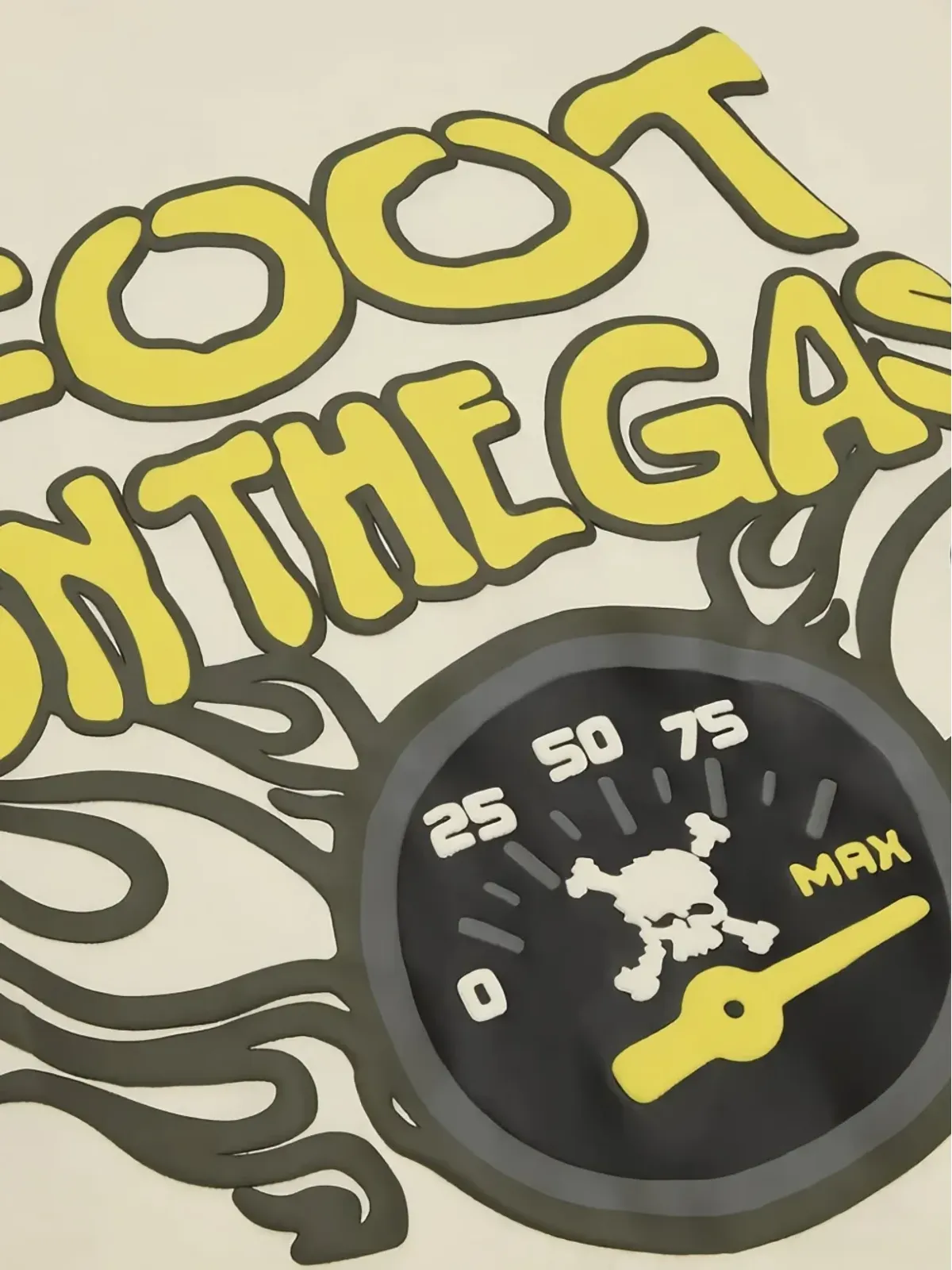 BROKEN PLANET Foot On The Gas グラフィックTシャツ - 画像3