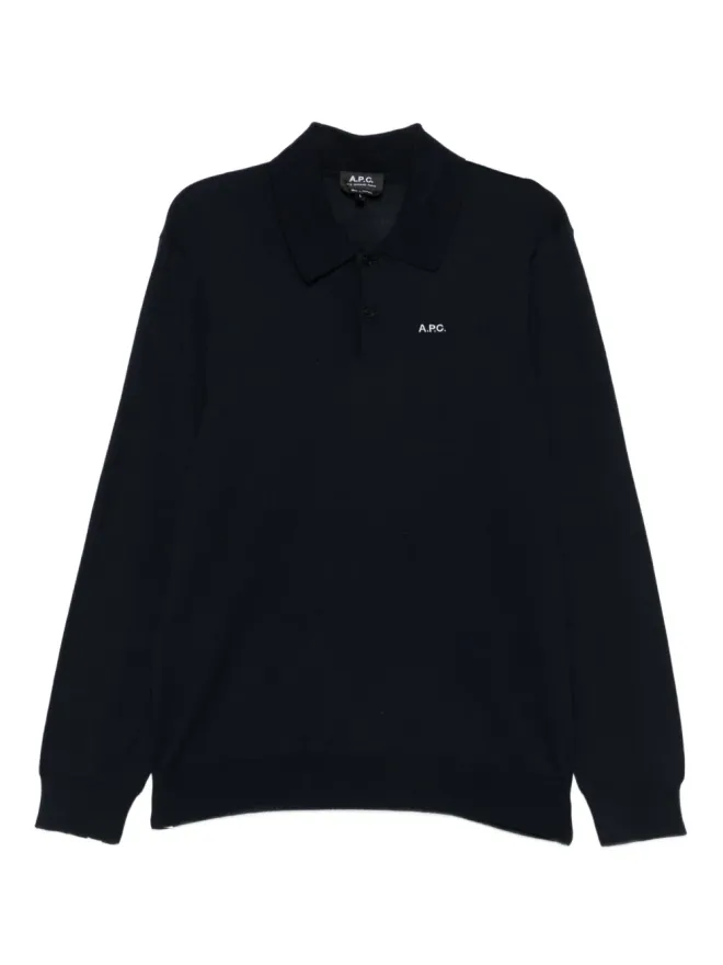 A.P.C. A.P.C. 長袖ポロシャツの商品画像