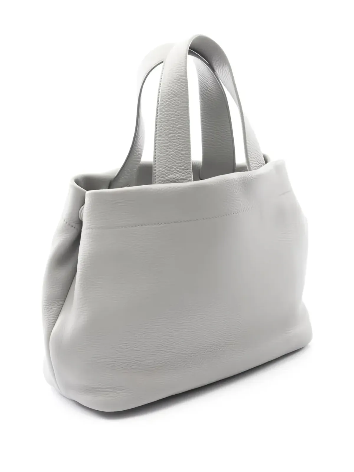 Prada ビンテージ 2010年代 ヴィテロ ダイノ ロゴディテール レザートートバッグ - グレー - 画像2