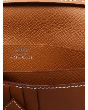 Hermès ビンテージ 2023 ベアン コンパクト二つ折り財布 - ブラウン - サムネイル5