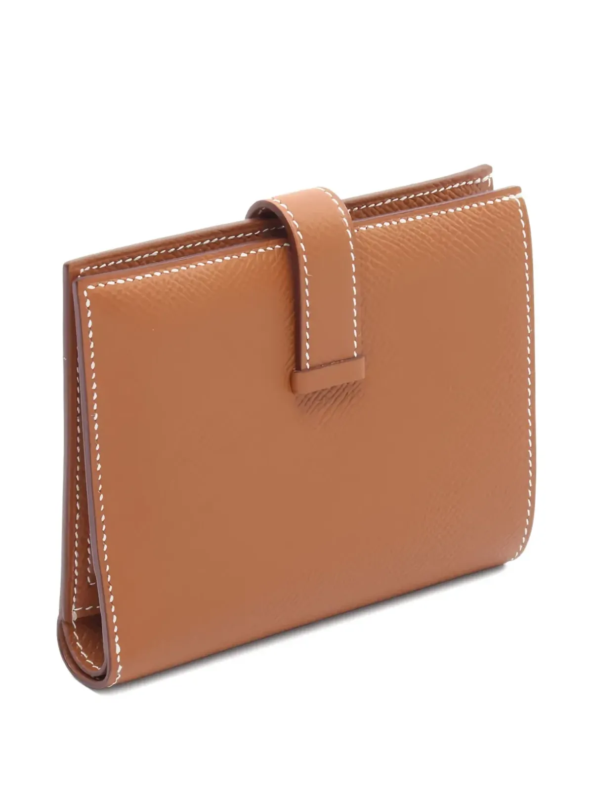 Hermès ビンテージ 2023 ベアン コンパクト二つ折り財布 - ブラウン - 画像2