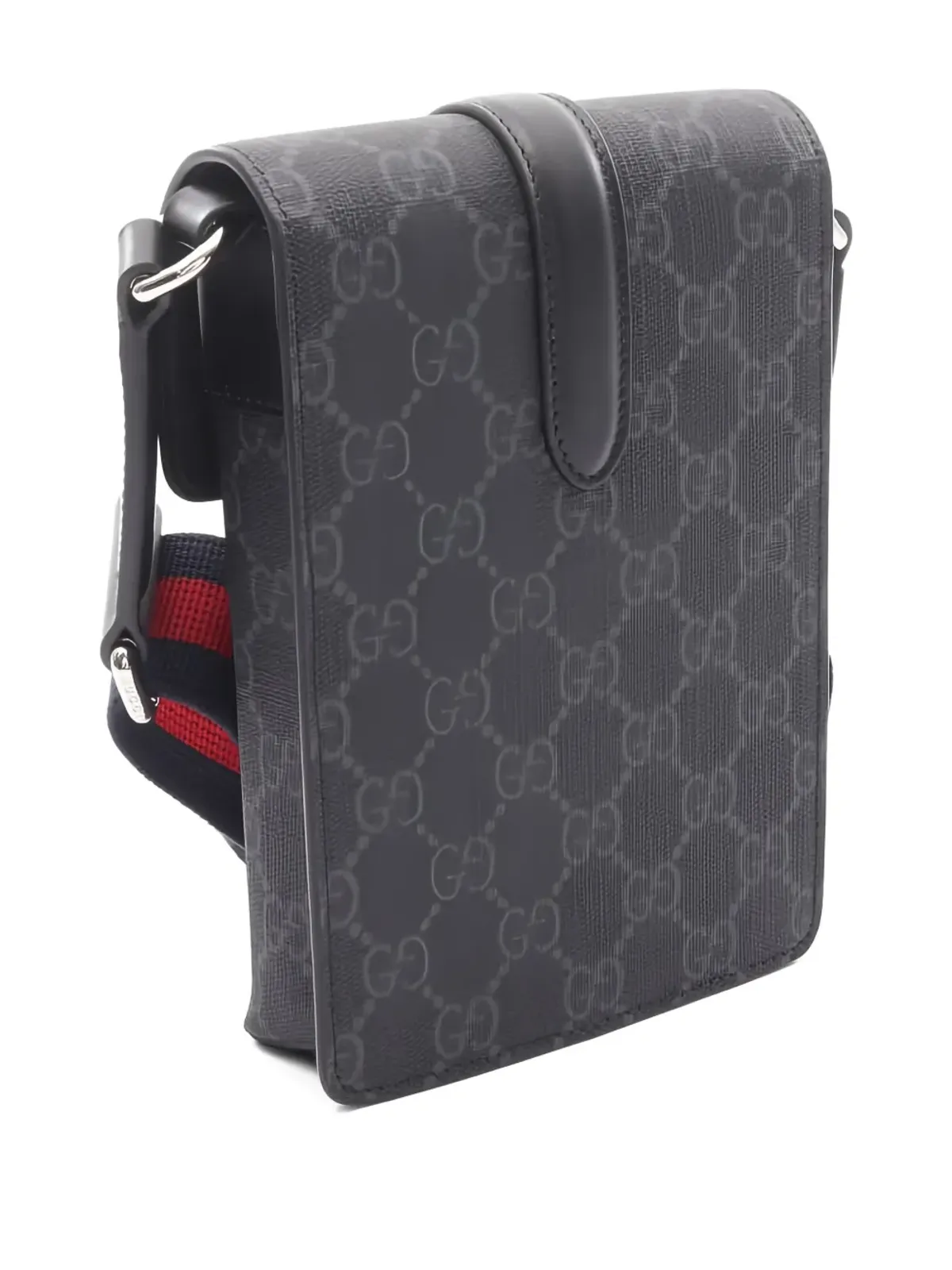 Gucci ビンテージ 2020年代 ミニ GG Supreme スーパーメッセンジャーバッグ - グレー - 画像2