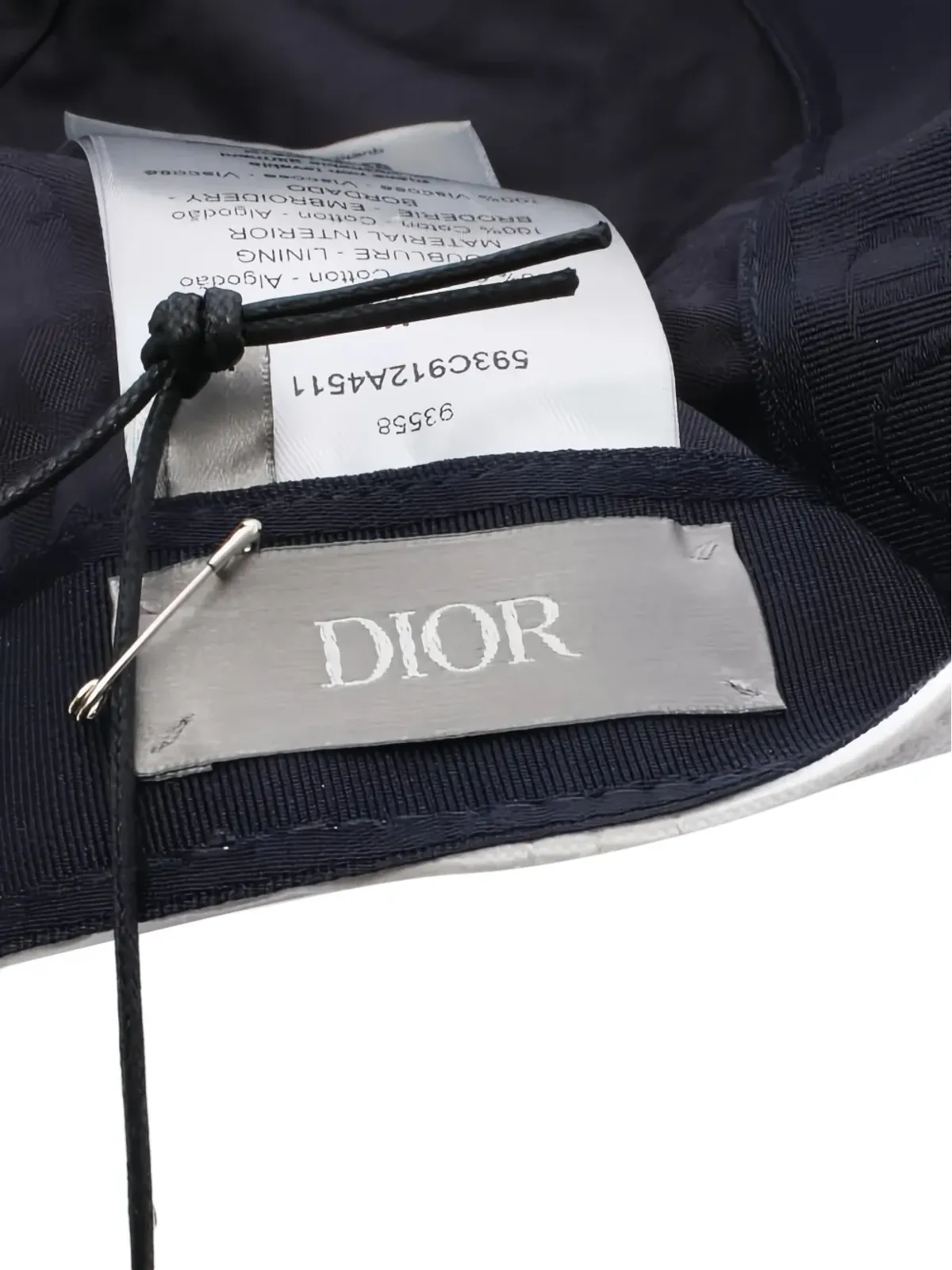 ビンテージ Christian Dior ロゴキャップ - 画像4