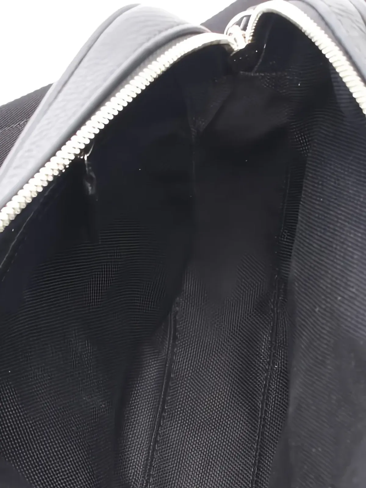 Gucci Pre-Owned 2020s Webレザー ショルダーバッグ ブラック - 画像3