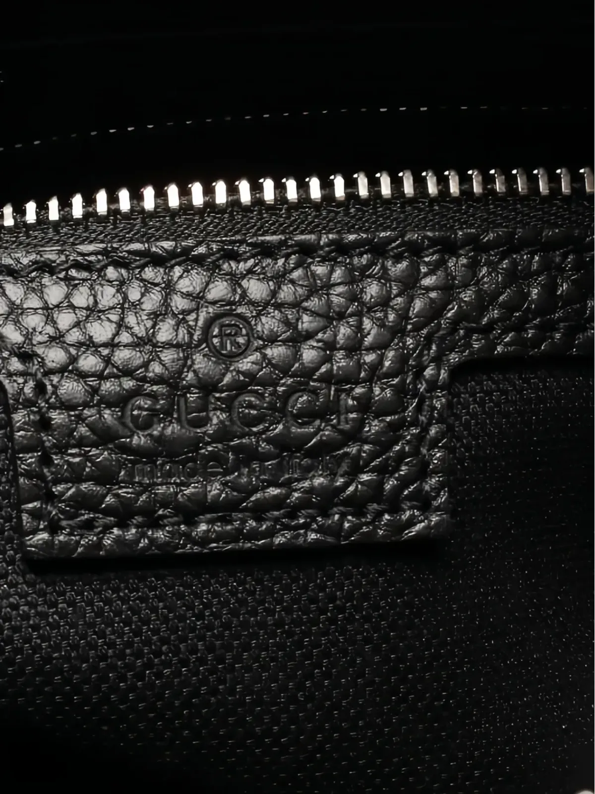 Gucci Pre-Owned 2020s Webレザー ショルダーバッグ ブラック - 画像4