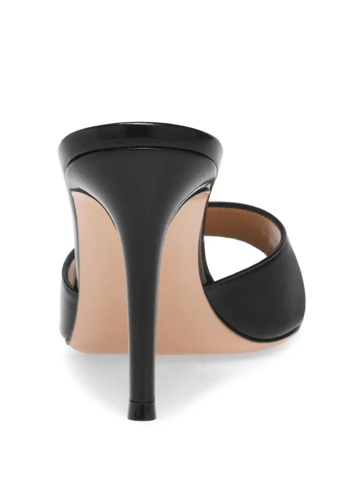 Gianvito Rossi 85mm エル ポインテッドサンダル - ブラック - 画像3