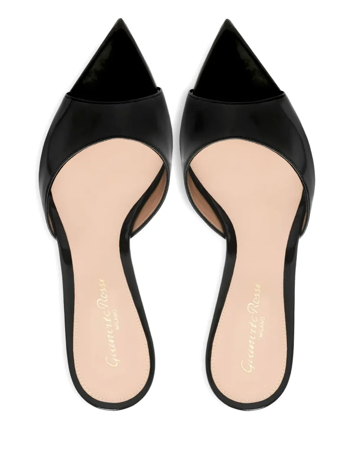 Gianvito Rossi 85mm エル ポインテッドサンダル - ブラック - 画像4
