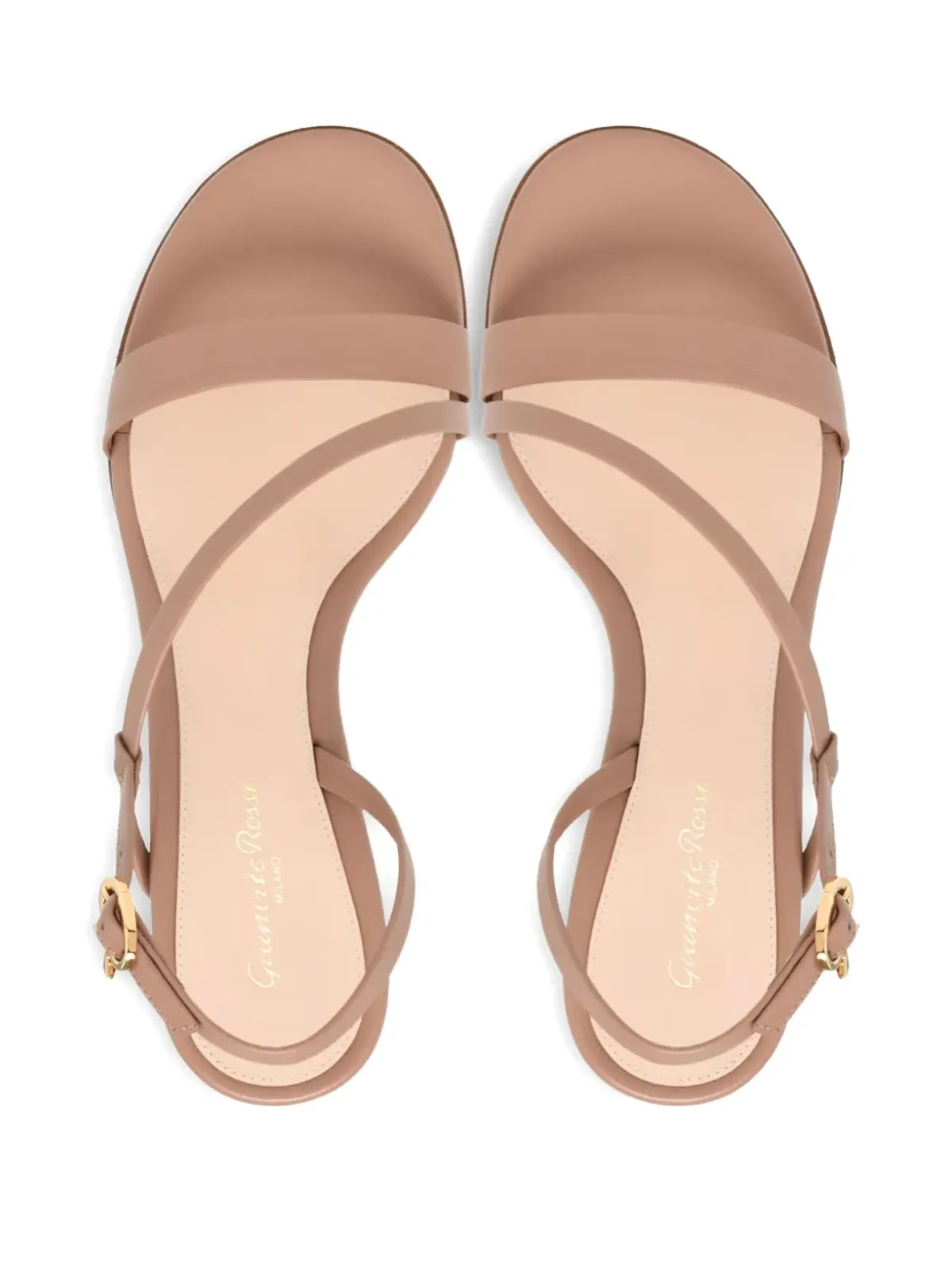 Gianvito Rossi ベッツィー ストラップ サンダル - ベージュ - 画像4