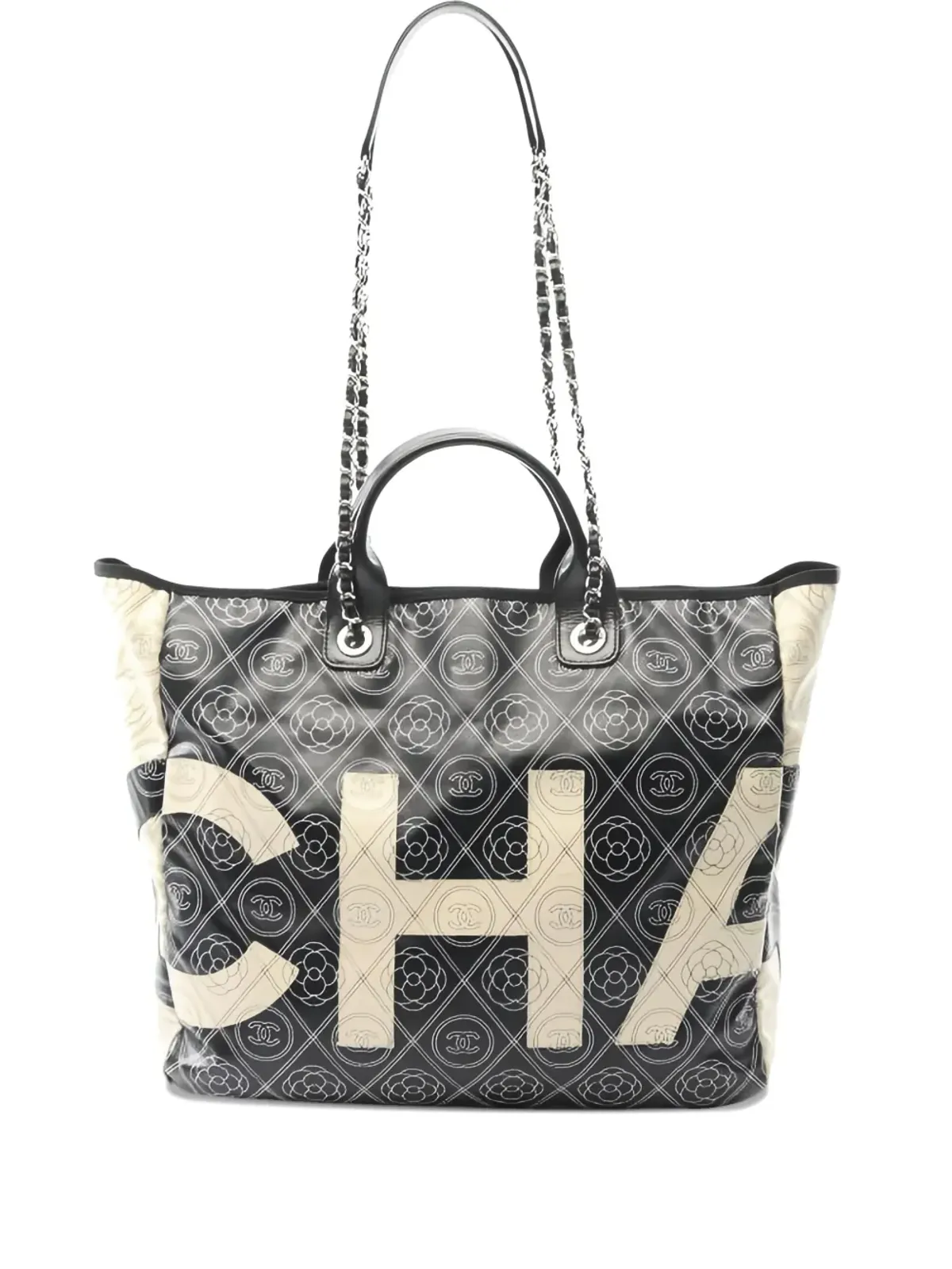 CHANEL Pre-Owned ココ マーク カメリア トートバッグ - 画像1