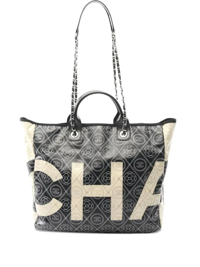 CHANEL Pre-Owned CHANEL Pre-Owned ココ マーク カメリア トートバッグの商品画像