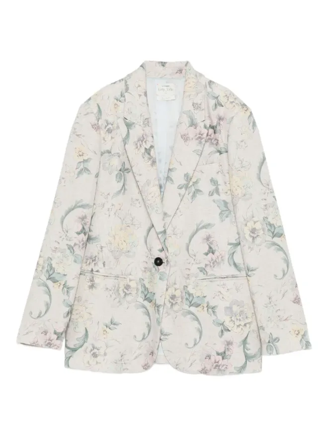Forte Forte Forte Forte 花柄シングルボタンブレザーの商品画像