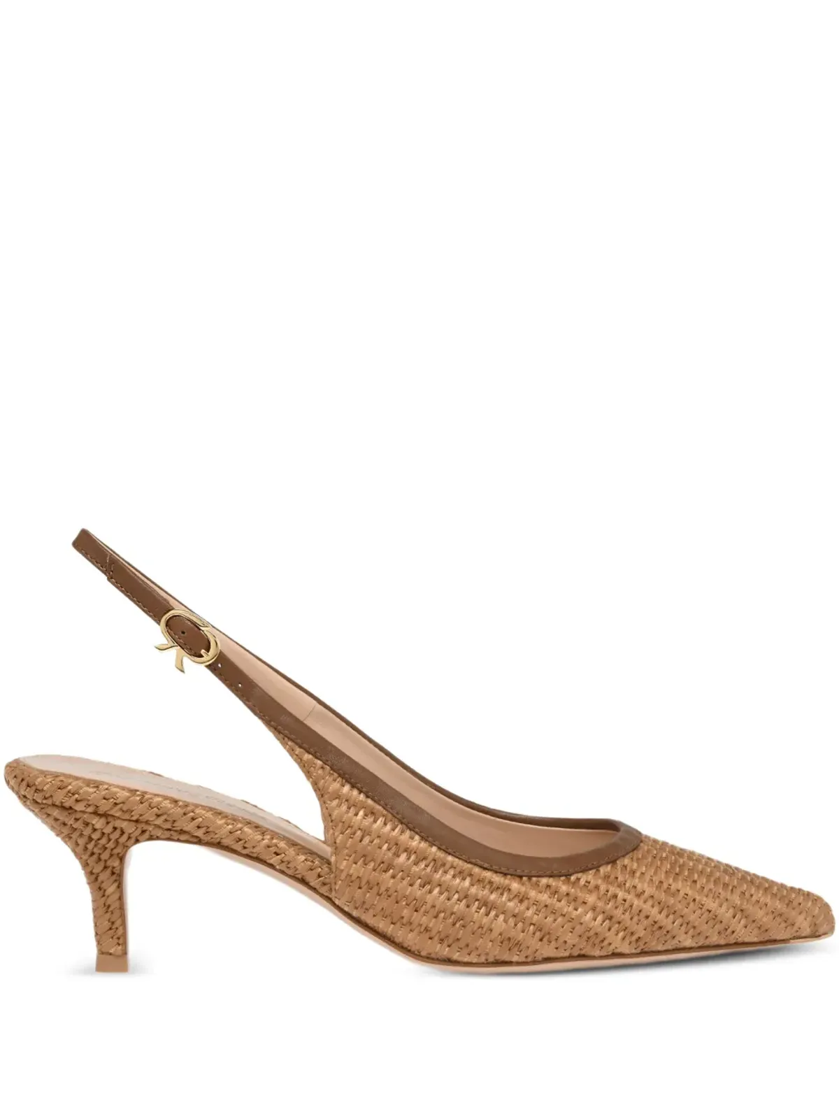 Gianvito Rossi Minorca ポインテッドパンプス - ブラウン - 画像1