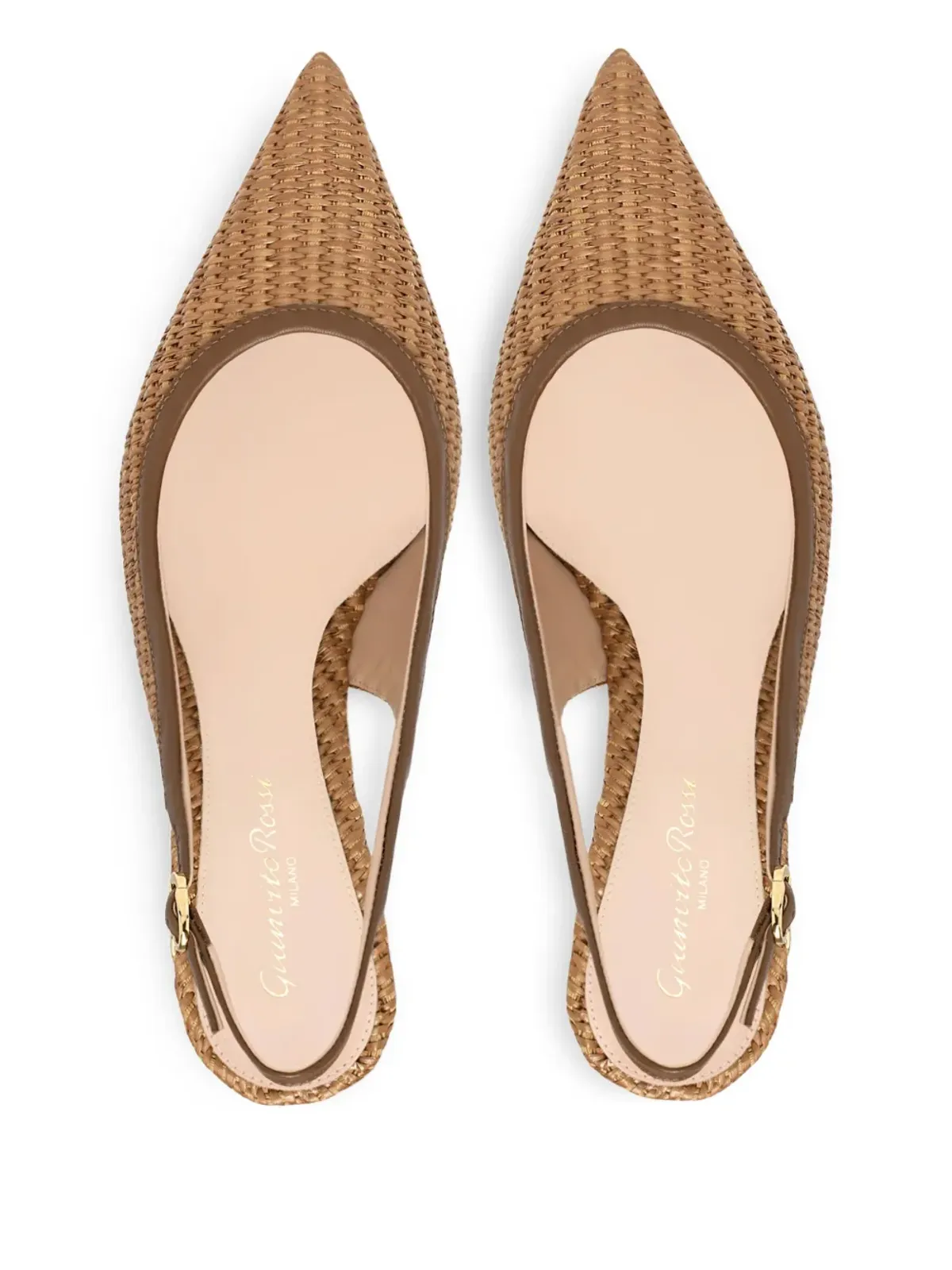 Gianvito Rossi Minorca ポインテッドパンプス - ブラウン - 画像4