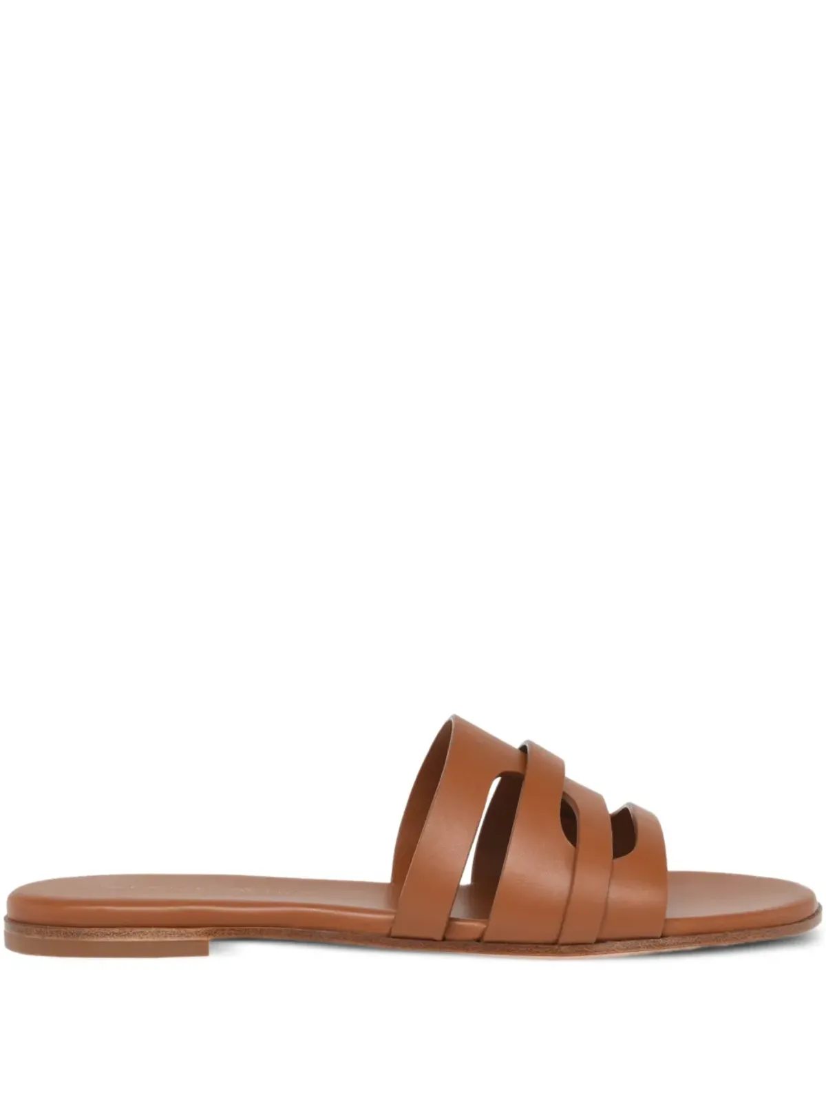 Gianvito Rossi ノラ ストラップサンダル - ブラウン - 画像1