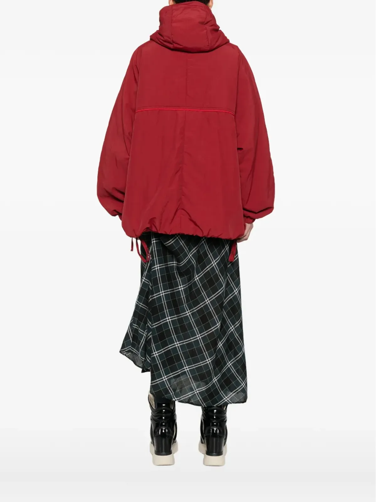 MARBELL Zoe parka coat - Red - 画像4