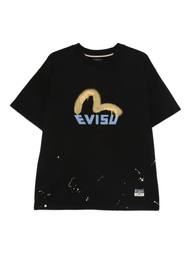 EVISU EVISU プリントTシャツ ブラックの商品画像