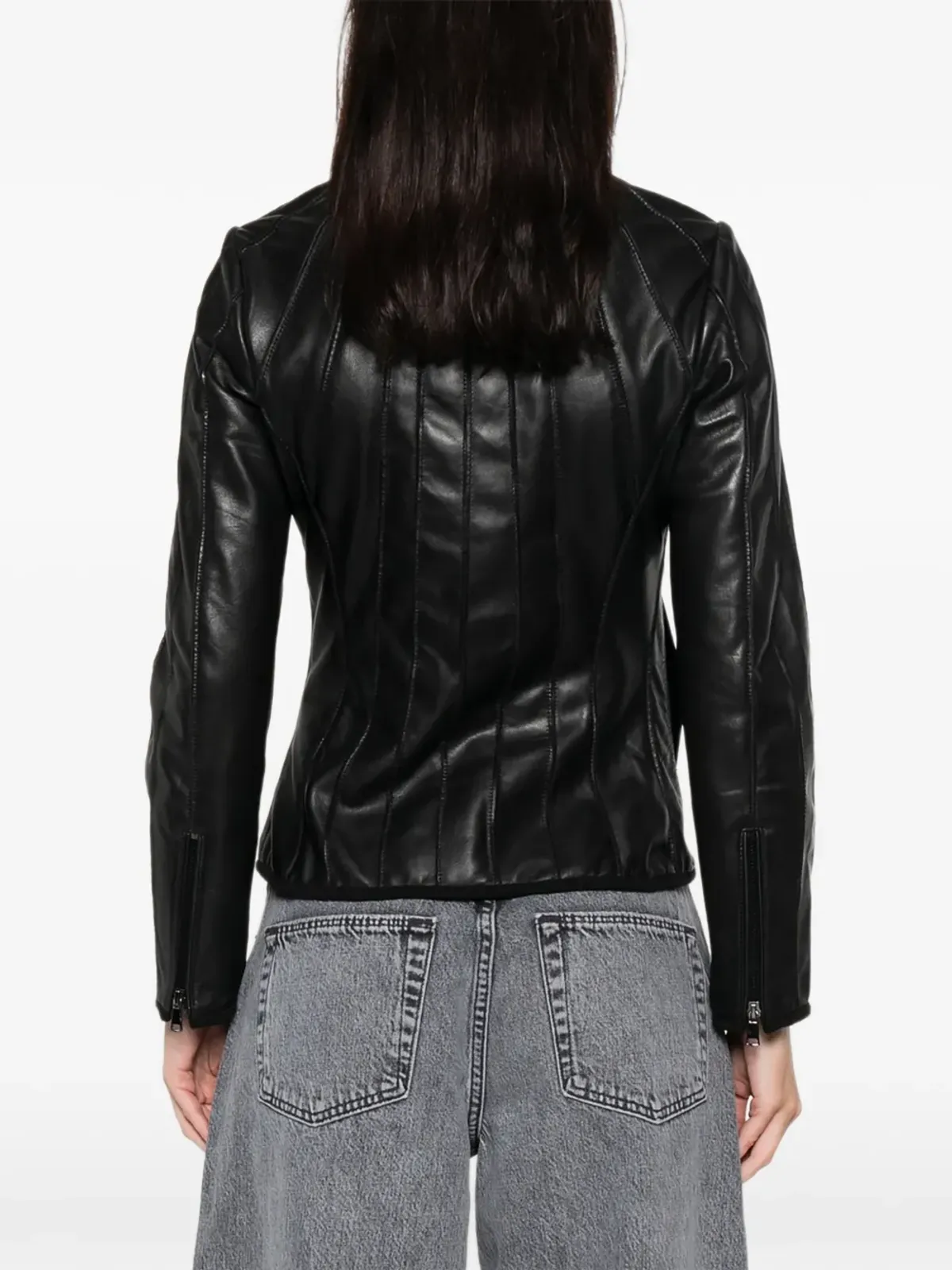 The Jackie Leathers Galaxiaジップレザージャケット - 画像4