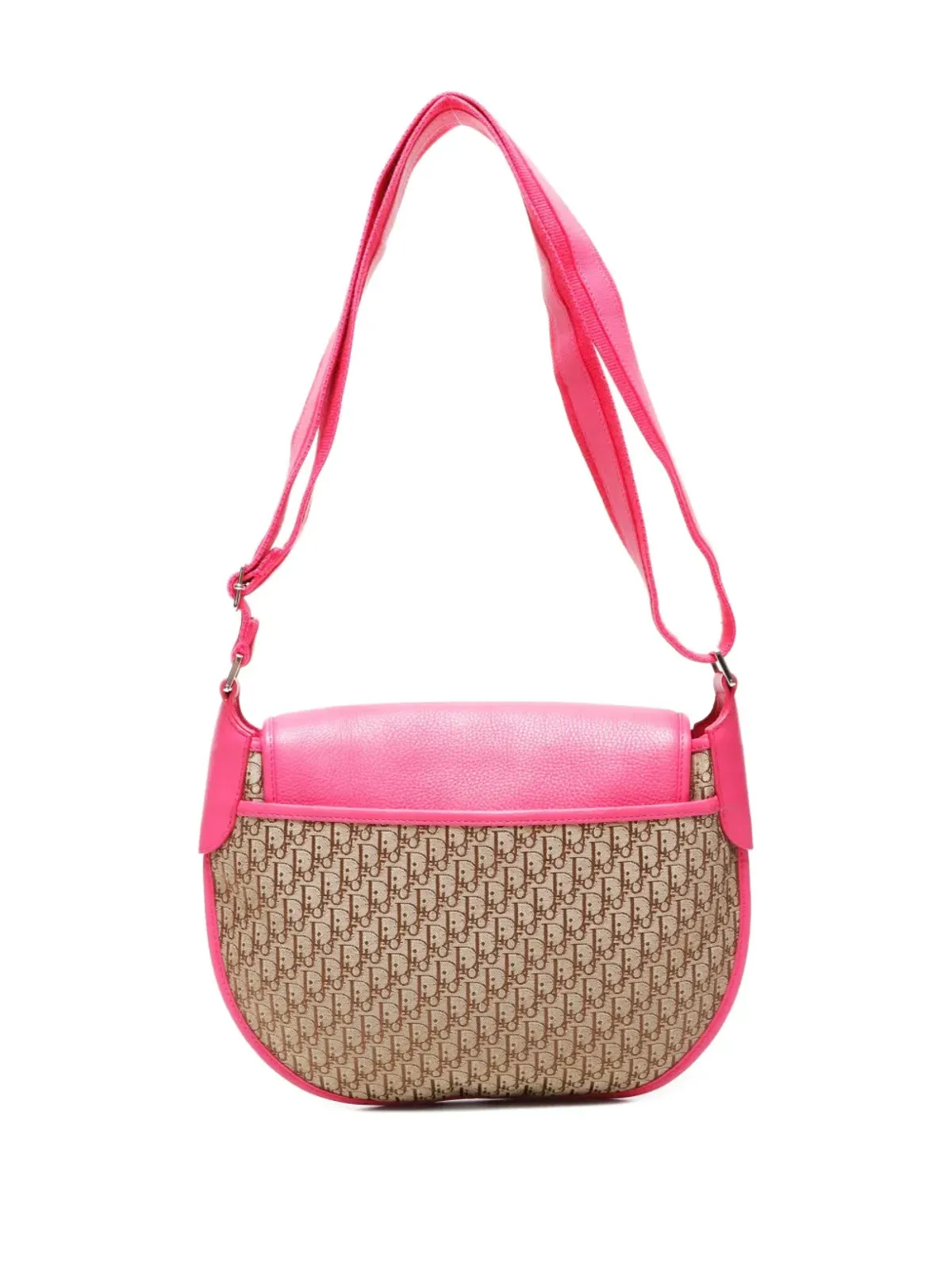 Christian Dior ビンテージ 2005 トロッター ショルダーバッグ ピンク - 画像2
