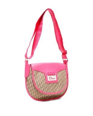 Christian Dior ビンテージ 2005 トロッター ショルダーバッグ ピンク - サムネイル3