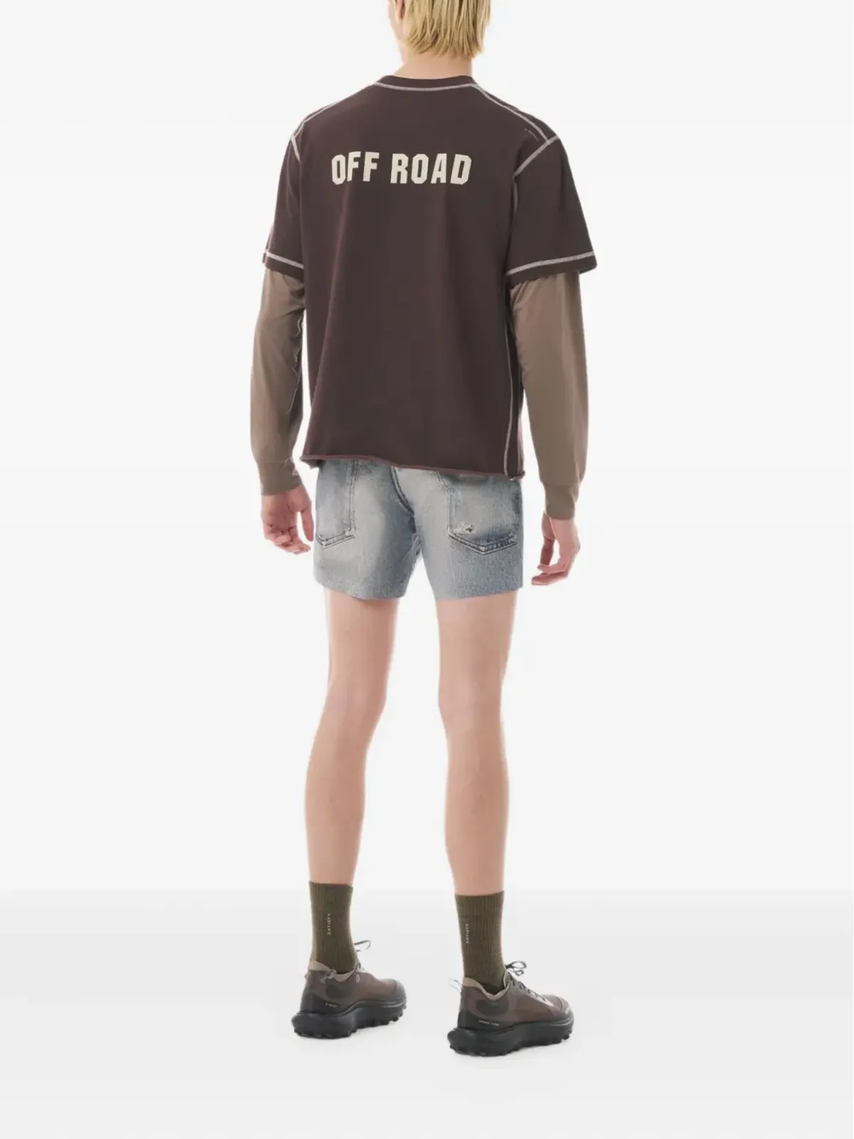 Satisfy ソフトセル Tシャツ - Brown - 画像3