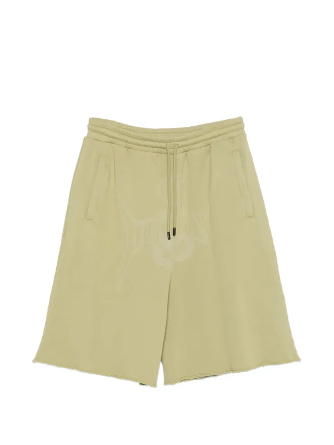 LỰU ĐẠN LỰU ĐẠN グラフィック ローヘム ショートパンツの商品画像