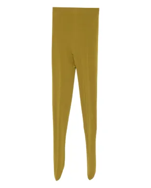 Romeo Gigli Pre-Owned 1990s elastic-waist tights - Green - サムネイル1