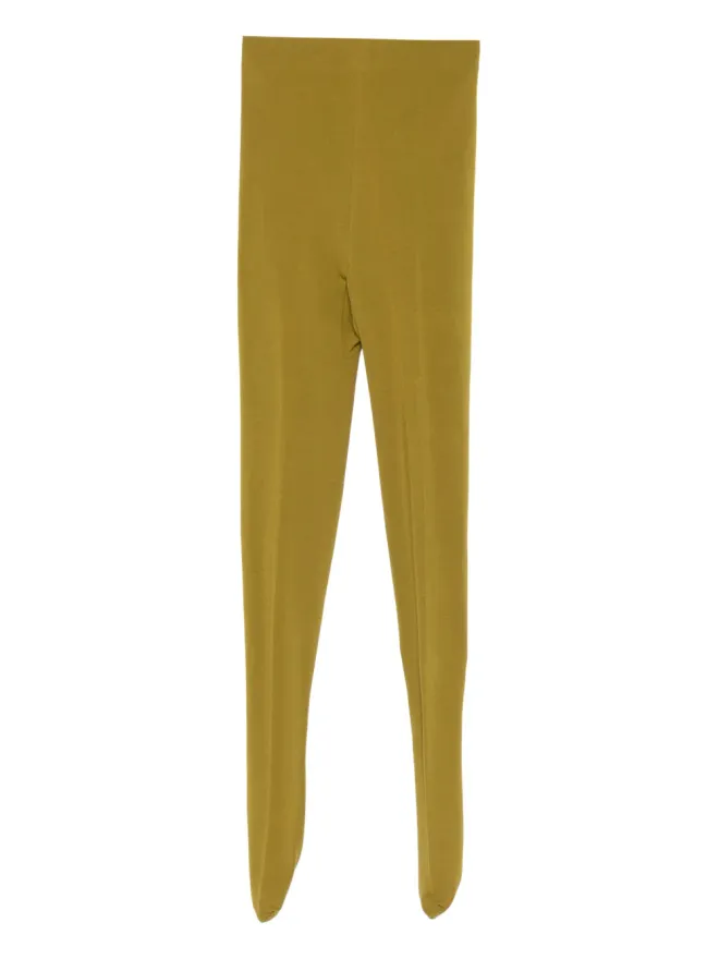 Romeo Gigli Pre-Owned Romeo Gigli Pre-Owned 1990s elastic-waist tights - Greenの商品画像