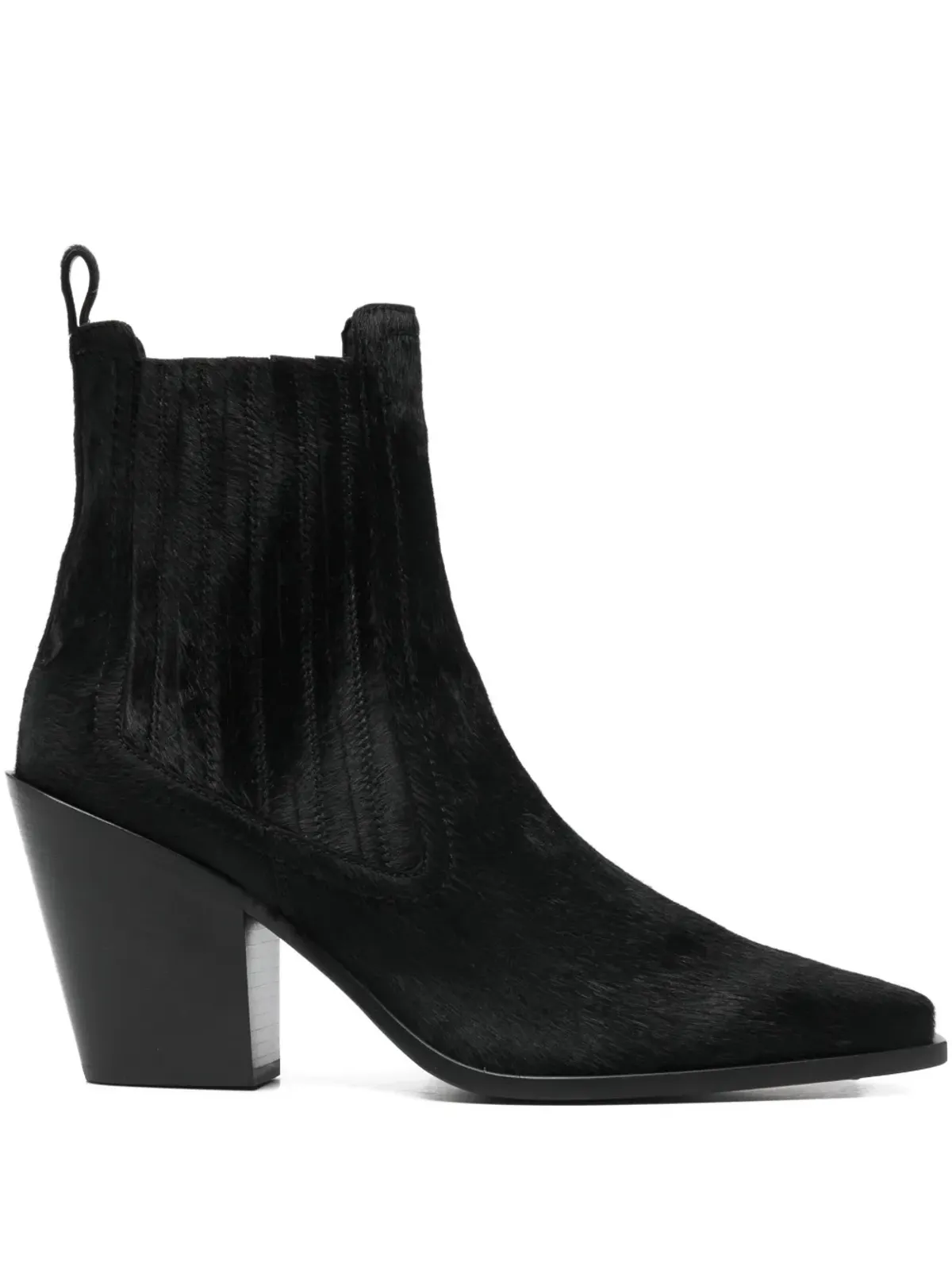Sartore pull-on block-heel boots - Black - 画像1