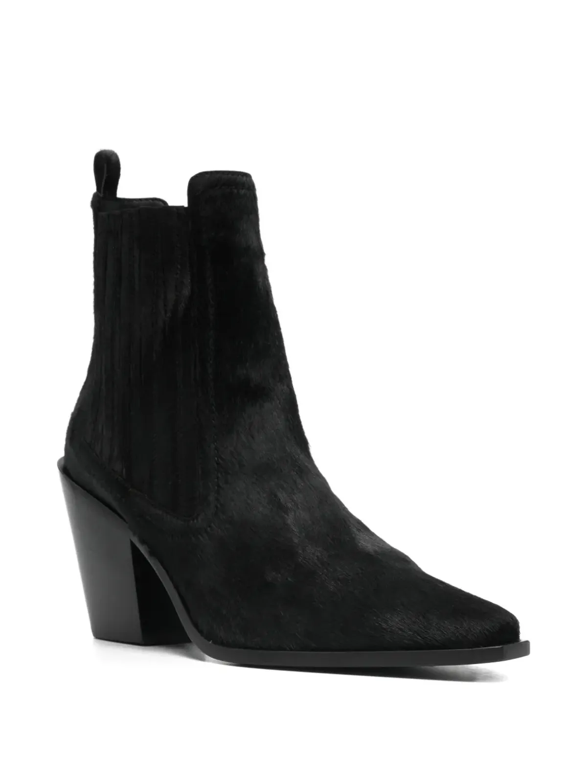 Sartore pull-on block-heel boots - Black - 画像2