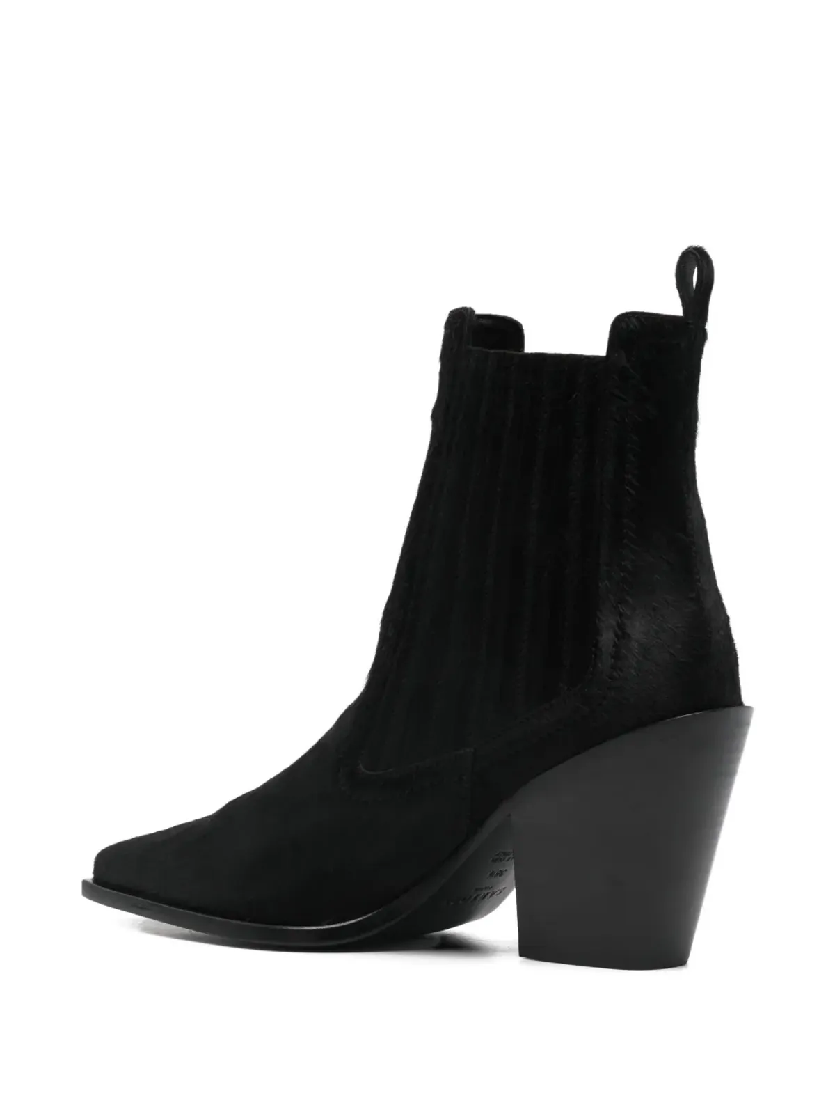 Sartore pull-on block-heel boots - Black - 画像3